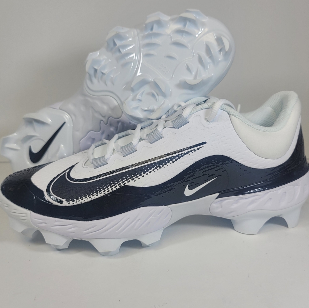 NIKE ALPHA HUARACHE ELITE 4 LOW MCS BASEBALL CLEATS WHITE MENS SIZES
